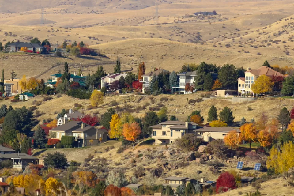 View of homes in Boise, Idaho